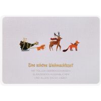Weihnachten Finest unverpackte Weihnachtskarte mit...