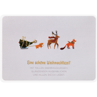 Weihnachten Finest unverpackte Weihnachtskarte mit...