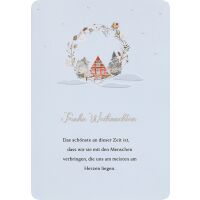 Weihnachten Finest unverpackte Weihnachtskarte mit...