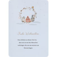 Weihnachten Finest unverpackte Weihnachtskarte mit...