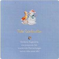 Weihnachten Finest unverpackte quadratische...