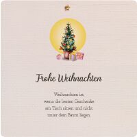Weihnachten Finest unverpackte quadratische...