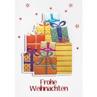 Weihnachten Prisma unverpackte Weihnachtskarte mit...