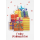 Weihnachten Prisma unverpackte Weihnachtskarte mit Umschlag Geschenke mit Prägung Frohe Weihnachten rote Sterne