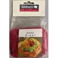 Goldina Deko-Sisal magenta-pink 20 Gramm im Beutel