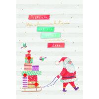 Weihnachten Handmade Weihnachtskarte mit Briefumschlag...