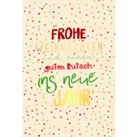Weihnachten Green Line unverpackte Weihnachtskarte mit...
