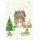 Weihnachten Skorpions Art Weihnachtskarten mit Briefumschlag Haus Weihnachtsbaum Tiere Frohe Weihnachten