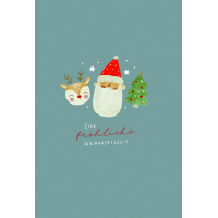 Weihnachten Weihnachtskarte mit Briefumschlag Rentier...