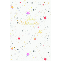 Weihnachten Weihnachtskarte mit Briefumschlag Sterne...