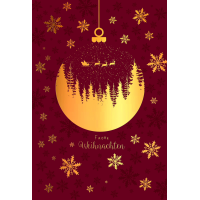 Weihnachten Weihnachtskarte mit Briefumschlag...