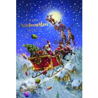 Weihnachten Weihnachtskarte mit Briefumschlag...