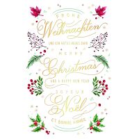 Weihnachten Weihnachtskarte mit Briefumschlag Zweige...