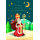 Nikolauskarte mit Briefumschlag Bischof Nikolaus Tannenbäume Einen schönen Nikolaustag