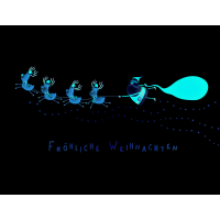 Weihnachten Minikarte Weihnachtskarte mit Briefumschlag...
