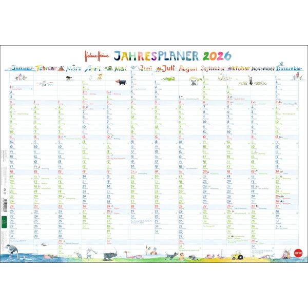 Kalender 2026 - Heine Posterplaner
