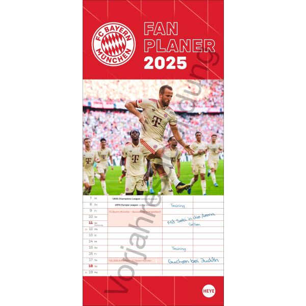 Kalender 2026 - FC Bayern München Fanplaner
