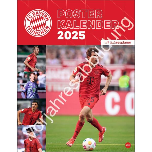 SALE Kalender 2026 FC Bayern München Posterkalender UVP: € 19,99