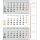 Kalender 2026 - tm 3-Monatsplaner orange