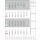 Kalender 2026 - 4-Monats-Planer rot