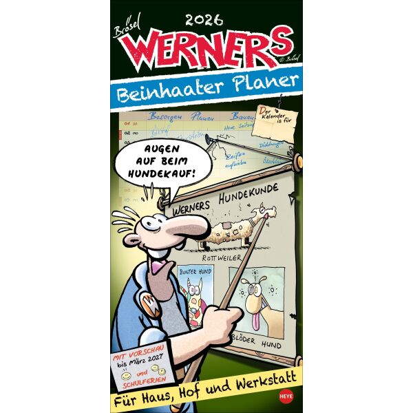 Kalender 2026 - Werner Werkstattplaner