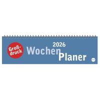 Kalender 2026 - Großdruck Wochenquerplaner