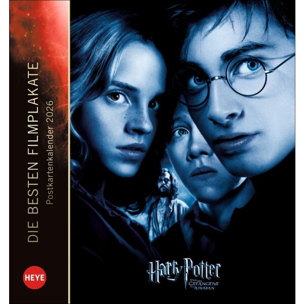Kalender 2026 - Harry Potter Filmplakate Postkartenkalender