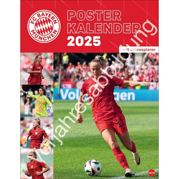 Kalender 2026 - FC Bayern München Frauen Posterkalender