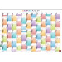 Kalender 2026 - Bunte Wochen Posterplaner