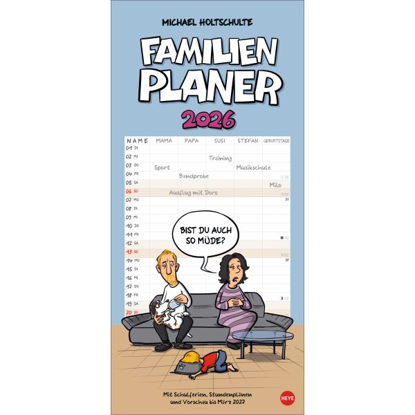 Kalender 2026 - Holtschulte Familienplaner