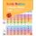 Kalender 2026 - Bunte Wochen 3-Monatsplaner