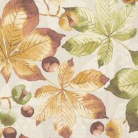 Herbst Servietten Cocktail 25x25 cm 3-lagig 20 Stück...