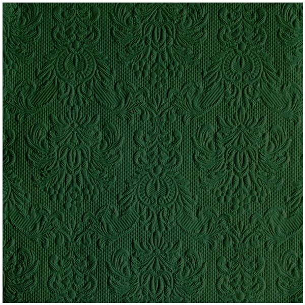 Servietten 33x33 cm 3-lagig 20 Stück Elegance tiefes Waldgrün