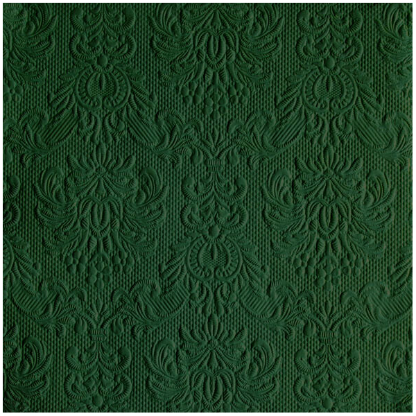 Servietten 33x33 cm 3-lagig 20 Stück Elegance tiefes Waldgrün