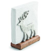 Serviettenhalter Rentier silber