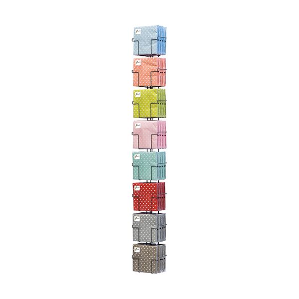 Einhängeleiste für Servietten 33x33 cm Lunchservietten-Einhängeleiste grau