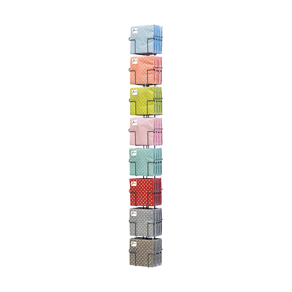 Einhängeleiste für Servietten 33x33 cm Lunchservietten-Einhängeleiste grau