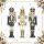 Weihnachten Servietten 25x25 cm 3-lagig 20 Stück Royal nutcrackers FSC Mix  Nussknacker schwarz-weiß-gold