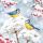 Weihnachten Servietten 25x25 cm 3-lagig 20 Stück Birds in the snow FSC Mix  Vögel im Schnee