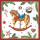 Weihnachten Servietten 25x25 cm 3-lagig 20 Stück Classic rocking horse white FSC Mix  Schaukelpferd Weihnachtssymbole