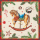 Weihnachten Servietten 25x25 cm 3-lagig 20 Stück Classic rocking horse cream FSC Mix  Schaukelpferd Weihnachtssymbole creme