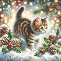 Weihnachten Servietten 25x25 cm 3-lagig 20 Stück...