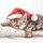 Weihnachten Servietten 25x25 cm 3-lagig 20 Stück Dreaming about X-Mas FSC Mix  Katze Nikolausmütze