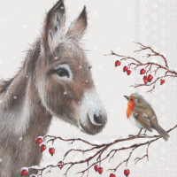 A-2026 Weihnachten Servietten 25x25 cm 3-lagig 20...