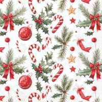 Weihnachten Servietten 25x25 cm 3-lagig 20 Stück...