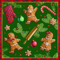 Weihnachten Servietten 33x33 cm 3-lagig 20 Stück...