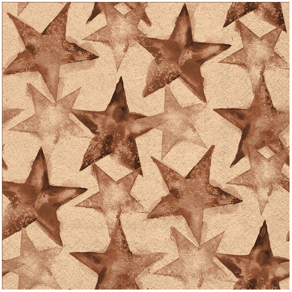 A-2026 Weihnachten Servietten 33x33 cm 3-lagig 20 Stück Recycled Watercolour stars brown nature FSC Mix  braune Sterne auf natur