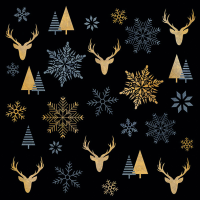 Weihnachten Servietten 33x33 cm 3-lagig 20 Stück...