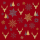Weihnachten Servietten 33x33 cm 3-lagig 20 Stück Winter silhouettes red FSC Mix  Symbole Hirsch Baum Schnee Kristall auf rot
