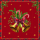 Weihnachten Servietten 33x33 cm 3-lagig 20 Stück Scottish bells red FSC Mix  Weihnachtsglocken klassisch rot